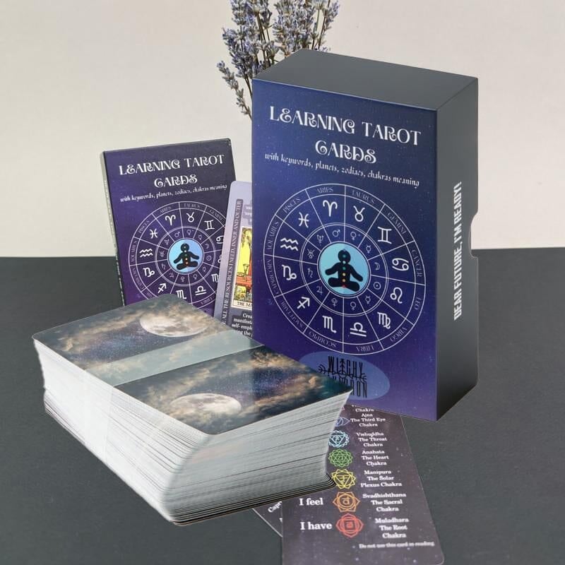 🔮Learning Tarot Cards Deck With Meanings On Them - 🔥Buy More Save More