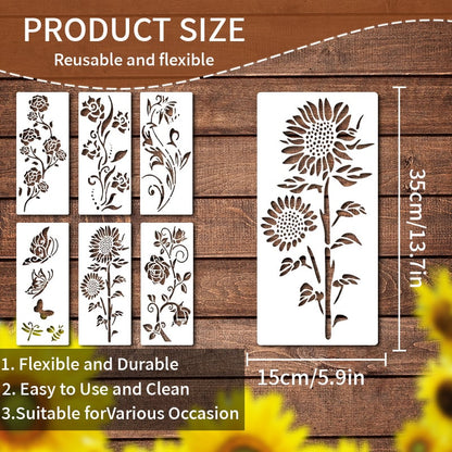 🏡This Week's Special Sale 49% OFF -Garden Fence Large Flower Stencils🌻DIY Decoration