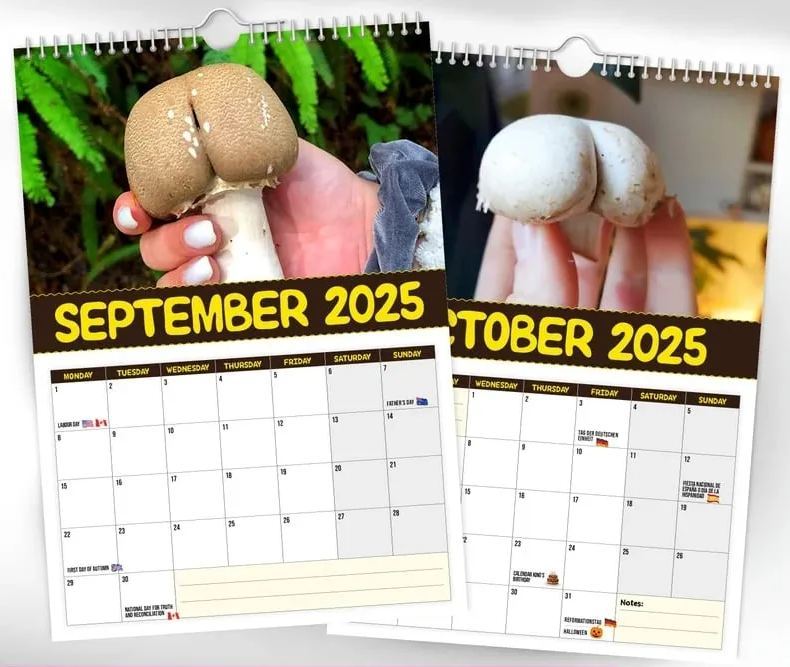 🔥LSAT DAY 50% OFF - 🍄World's Greatest Mushrooms 2025 Calendar