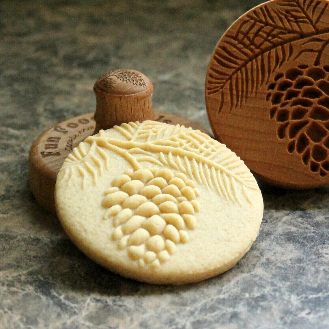 🌲Last Day Buy One Get One Free - ✨Cookie Embossing Stamp Mold
