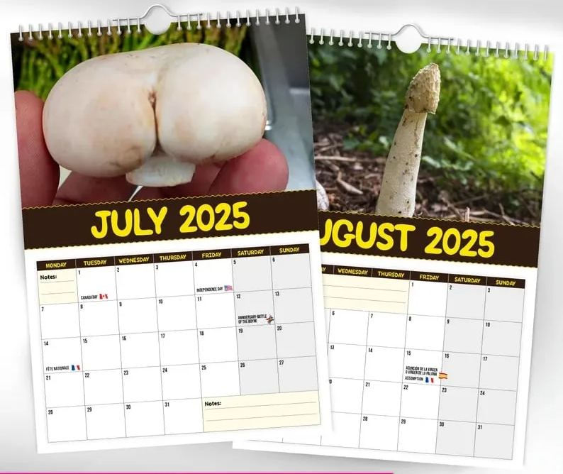 🔥LSAT DAY 50% OFF - 🍄World's Greatest Mushrooms 2025 Calendar