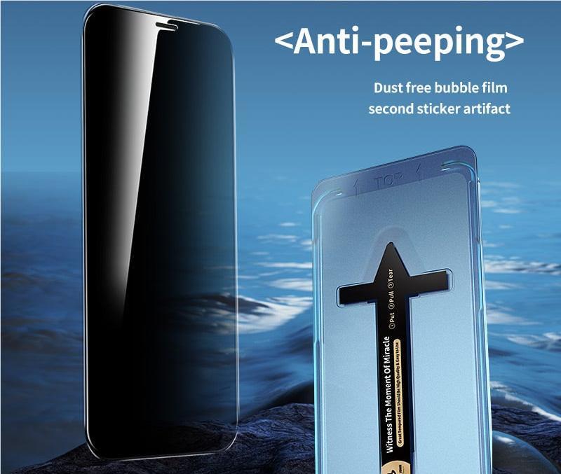 Only $7.99-📱2025 New Upgraded Screen Protector For iPhone --Dust Free Without Bubbles