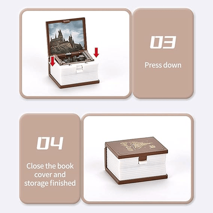 🔥3D foldable pop-up book creative key chain