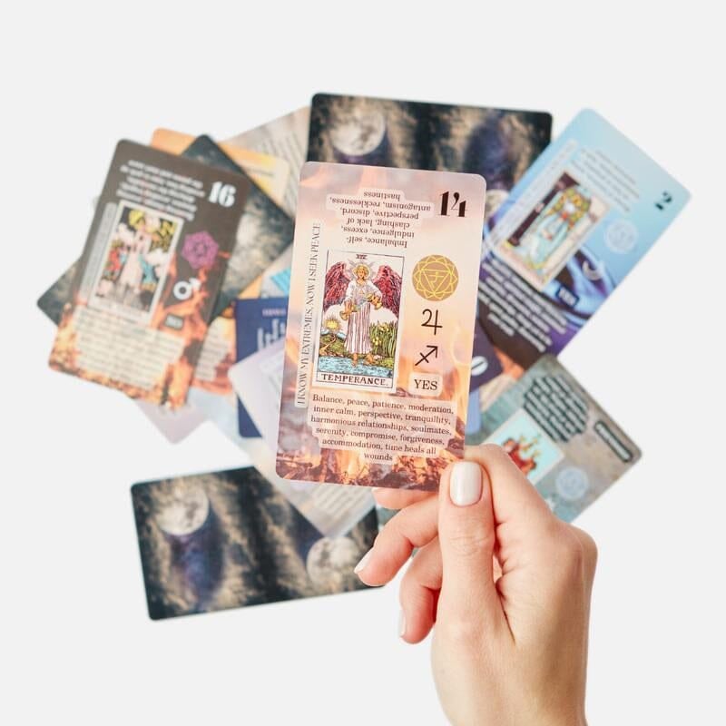 🔮Learning Tarot Cards Deck With Meanings On Them - 🔥Buy More Save More