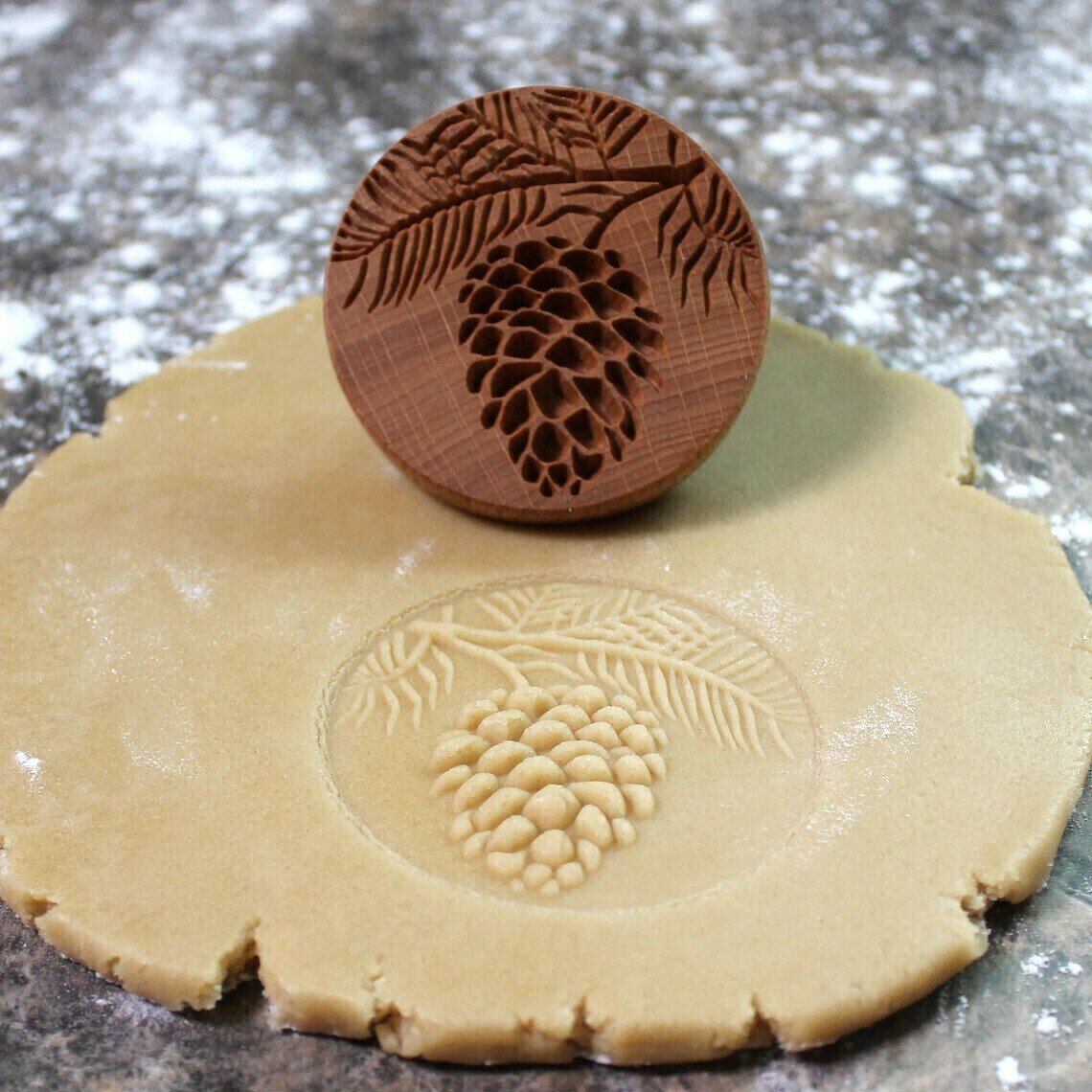 🌲Last Day Buy One Get One Free - ✨Cookie Embossing Stamp Mold