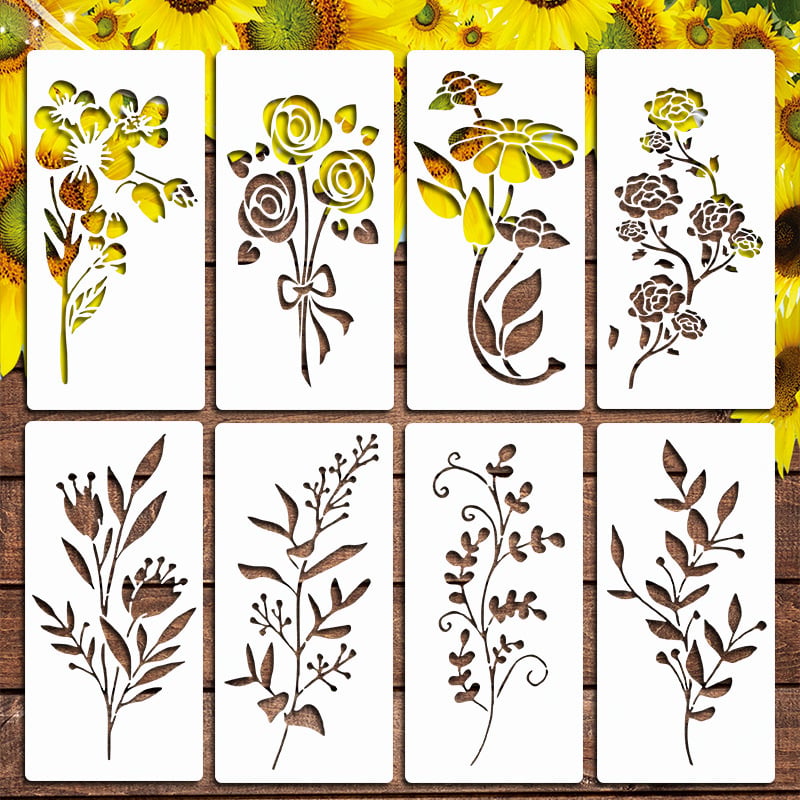 🏡This Week's Special Sale 49% OFF -Garden Fence Large Flower Stencils🌻DIY Decoration