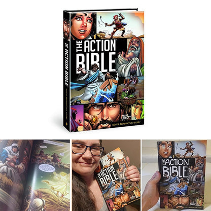 🔥LAST DAY 49% OFF - The Action Bible: God's Redemptive Story
