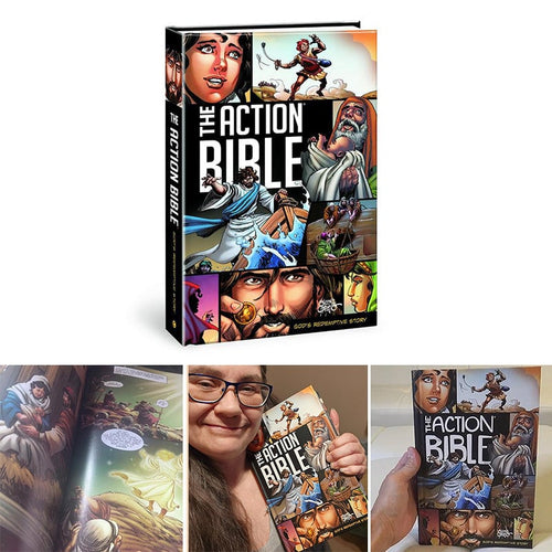 🔥LAST DAY 49% OFF - The Action Bible: God's Redemptive Story