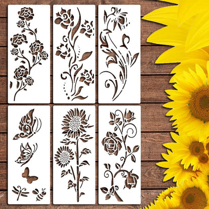 🏡This Week's Special Sale 49% OFF -Garden Fence Large Flower Stencils🌻DIY Decoration