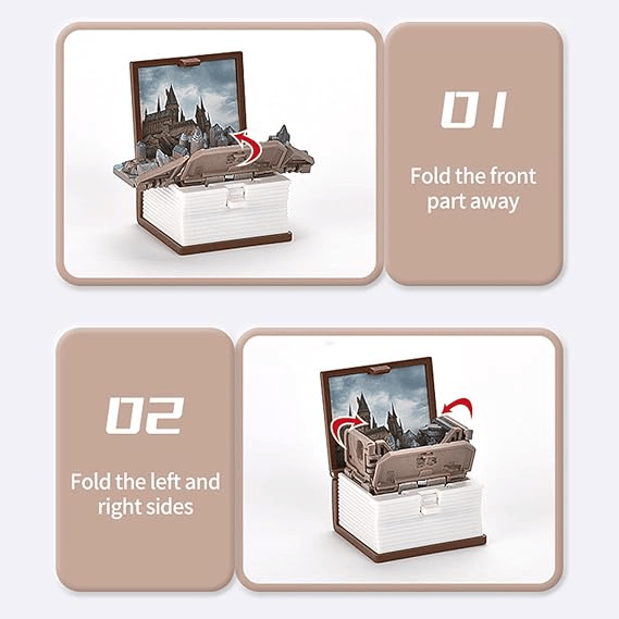🔥3D foldable pop-up book creative key chain