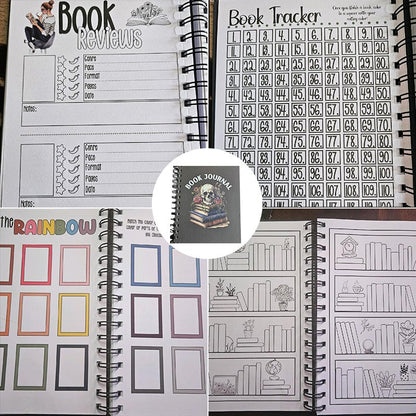 🔥LAST DAY 49% OFF - Book Journal(🌈Enjoy Coloring, 🥰Writing And Enriching Your Life)