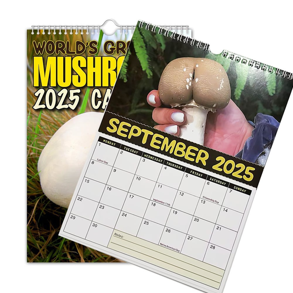 🔥LSAT DAY 50% OFF - 🍄World's Greatest Mushrooms 2025 Calendar