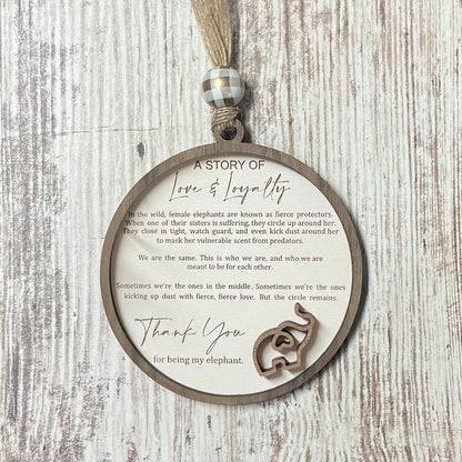 🔥LAST DAY 50% OFF - 🐘Friendship Elephant Ornament💖🎁
